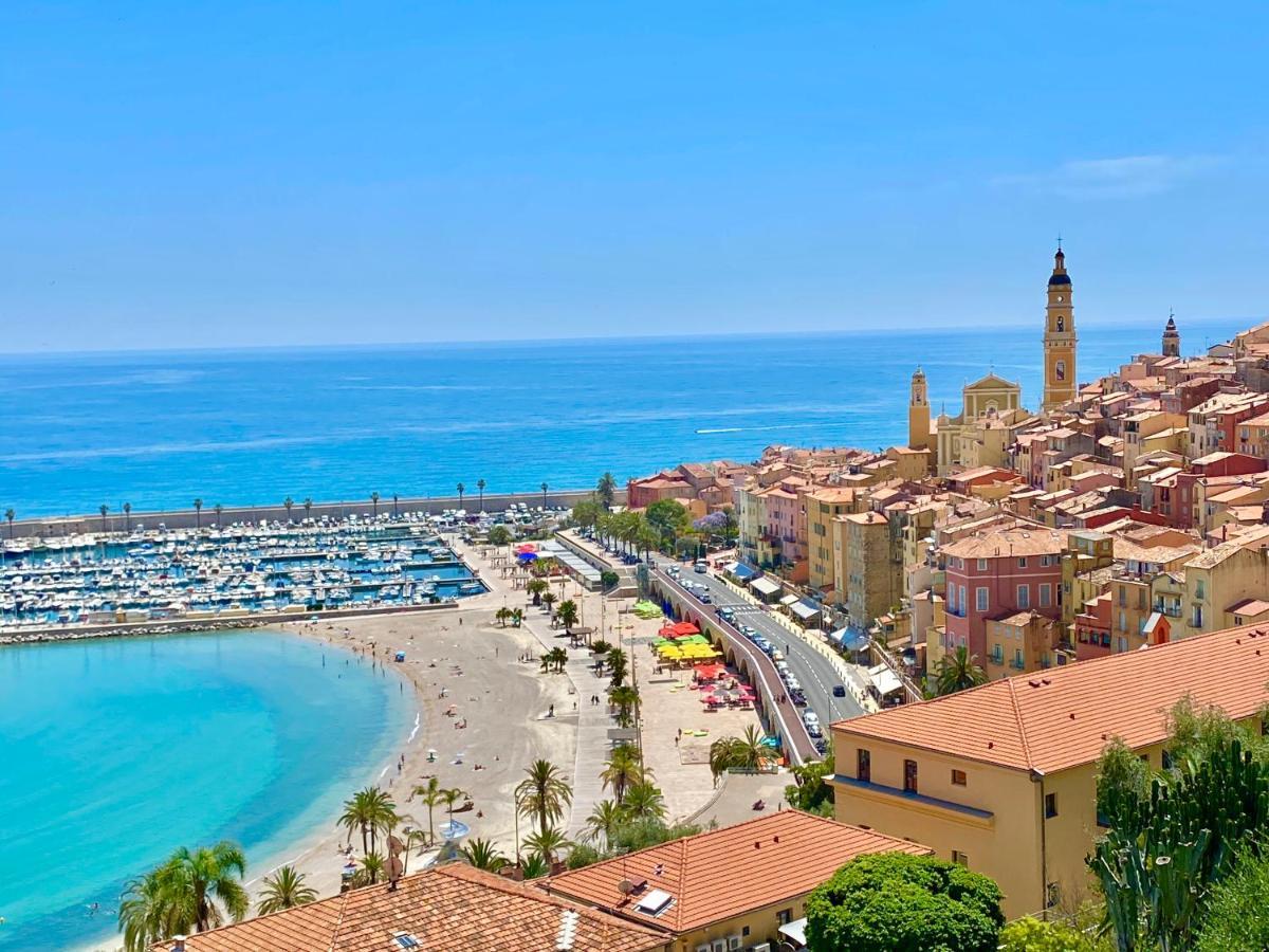 Appartement Les Glycines à Menton Extérieur photo