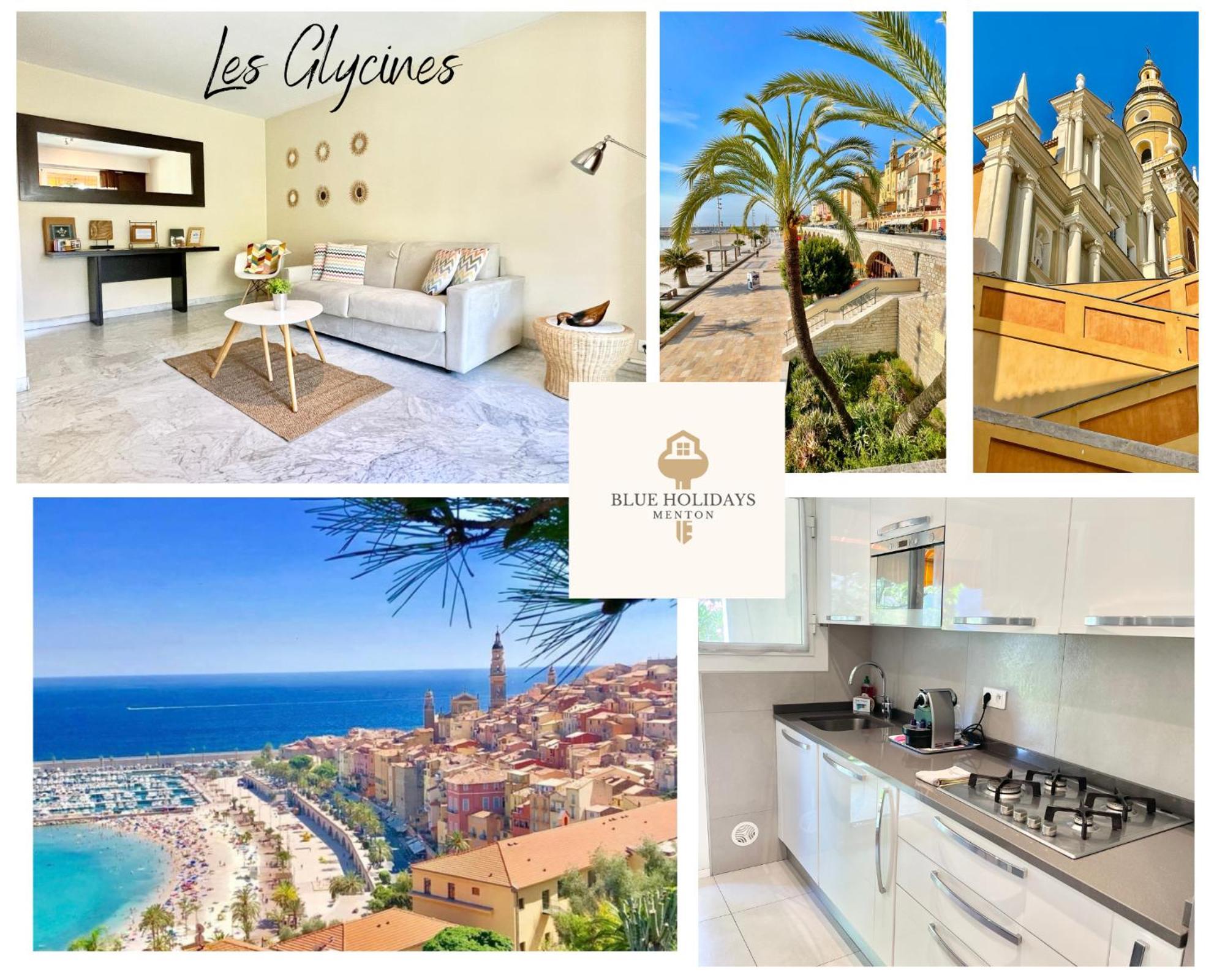 Appartement Les Glycines à Menton Extérieur photo